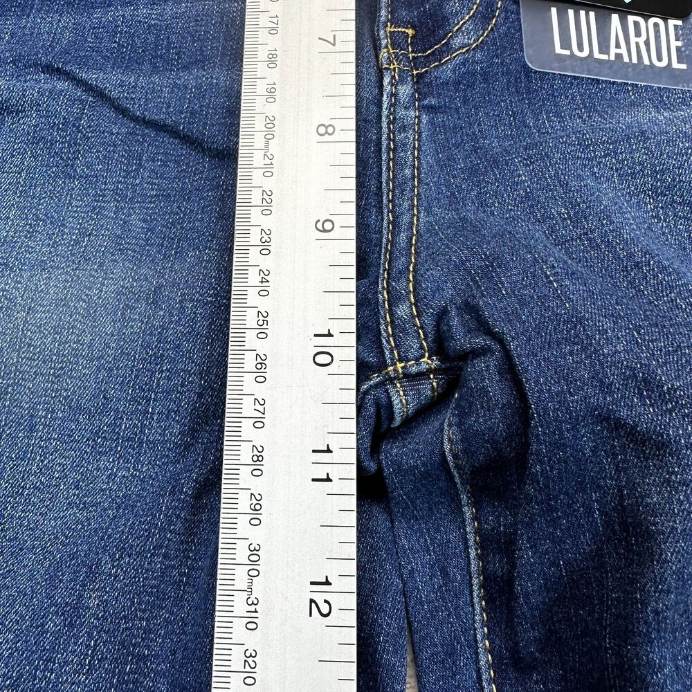 NWT LuLaRoe Jeans Womens 30 Blue Skinny Stretch Denim Shaping Waistband - Picture 10 of 12